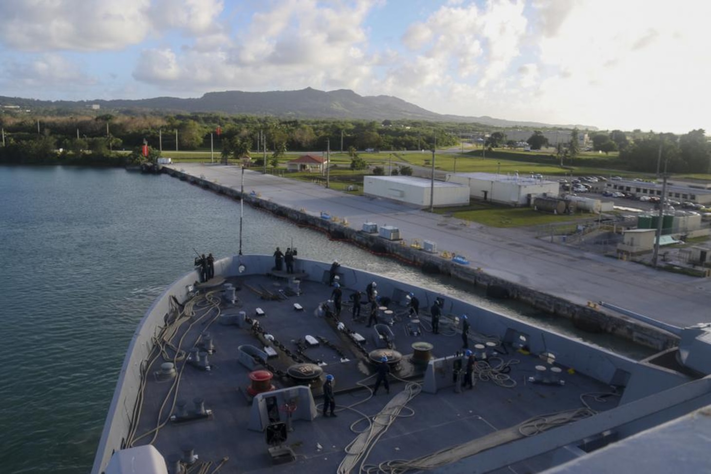 USS John P. Murtha Conducts Guam Port Call