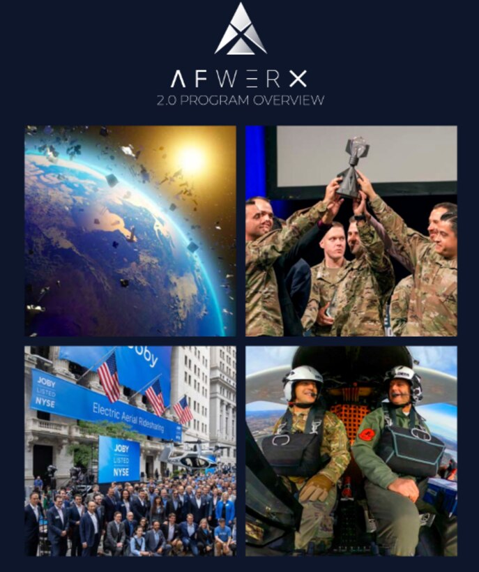 IIn conjunction with the launch of version 3.0, AFWERX released its 2.0 Program Overview during a livestreamed event, Dec. 14, describing successes achieved and progress made since its 2020 transition to the Air Force Research Laboratory, or AFRL. AFWERX, an AFRL Directorate, connects innovators across government, industry and academia to harness talent and technology within the Department of the Air Force. (U.S Air Force photo)