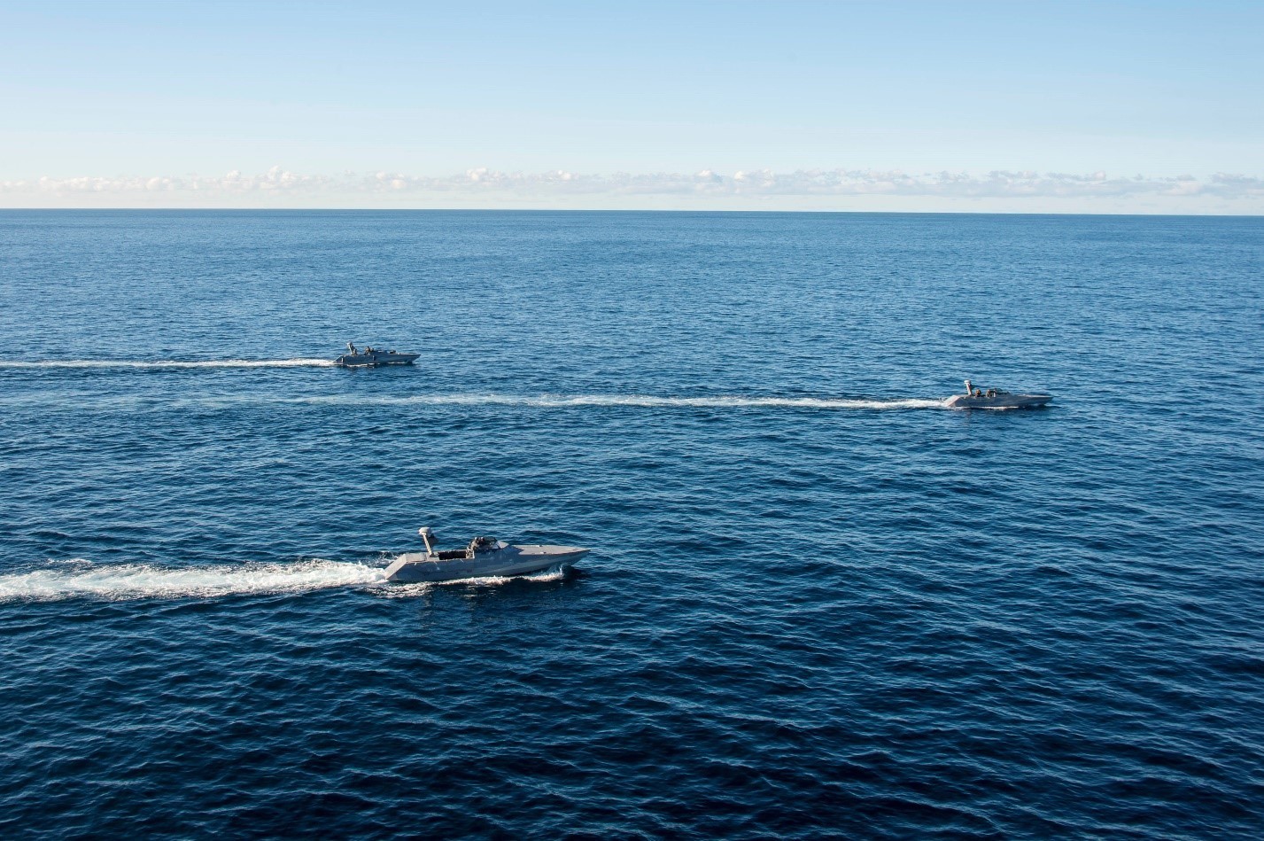 Combatant crafts assault operate with USS Harpers Ferry (LSD 49) during exercise Steel Knight 23.