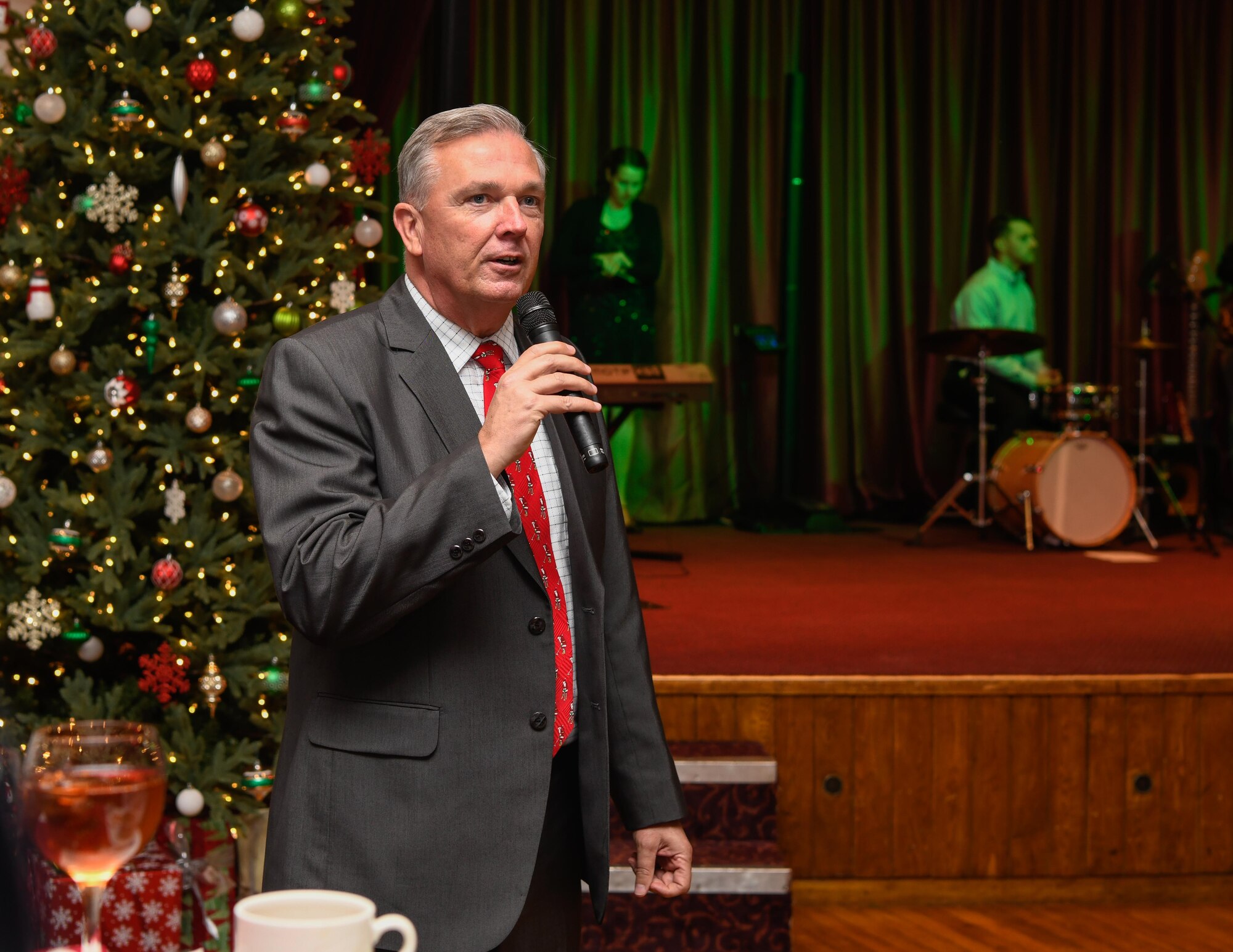 Lt. General Ricky Rupp speaks to guests.