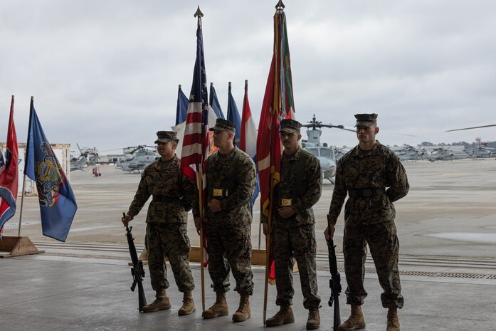 HMLA-167 Change of Command