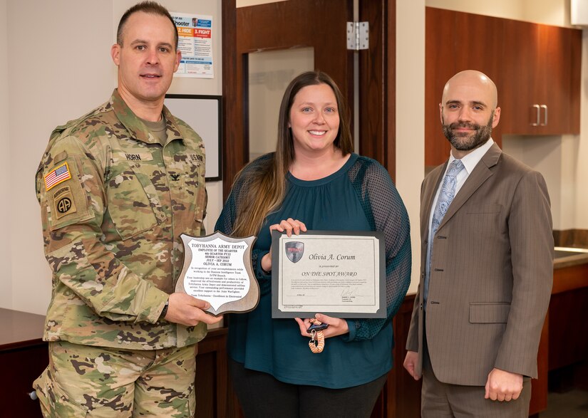 Photo of Col Horn, Olivia Corum and Rob Lantka