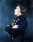 Painted portrait of Revenue Captain Frederick Lee, who commanded the cutter EAGLE during the War of 1812.