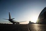 The P-8A Poseidon on the flight line at RNZAF Base Ohakea