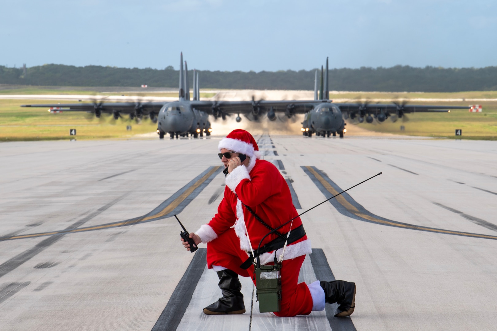 Partner nation air forces deliver humanitarian aid during Operation Christmas Drop 2022