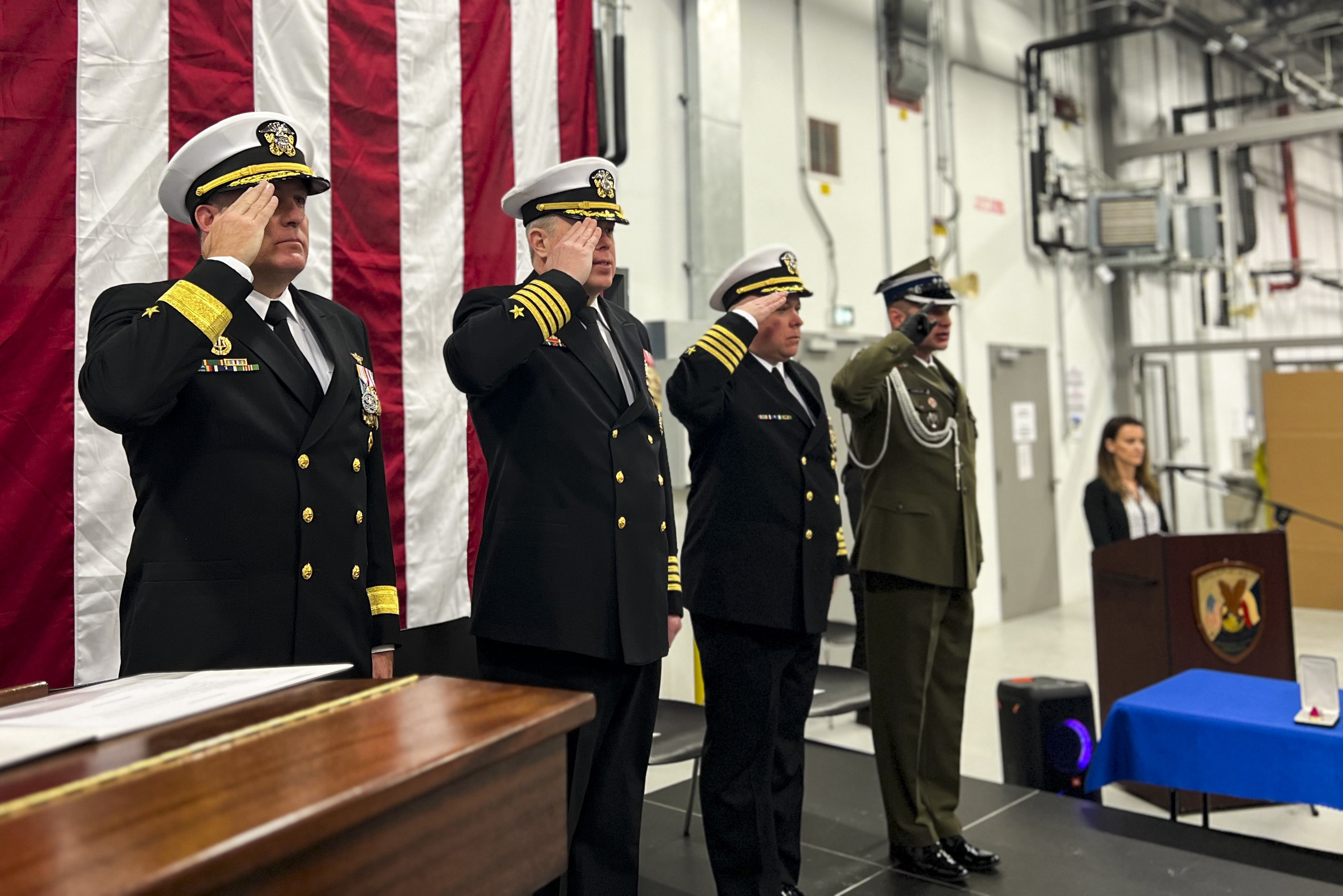 NSF Redzikowo Conducts Change of Command gt United States Navy gt News