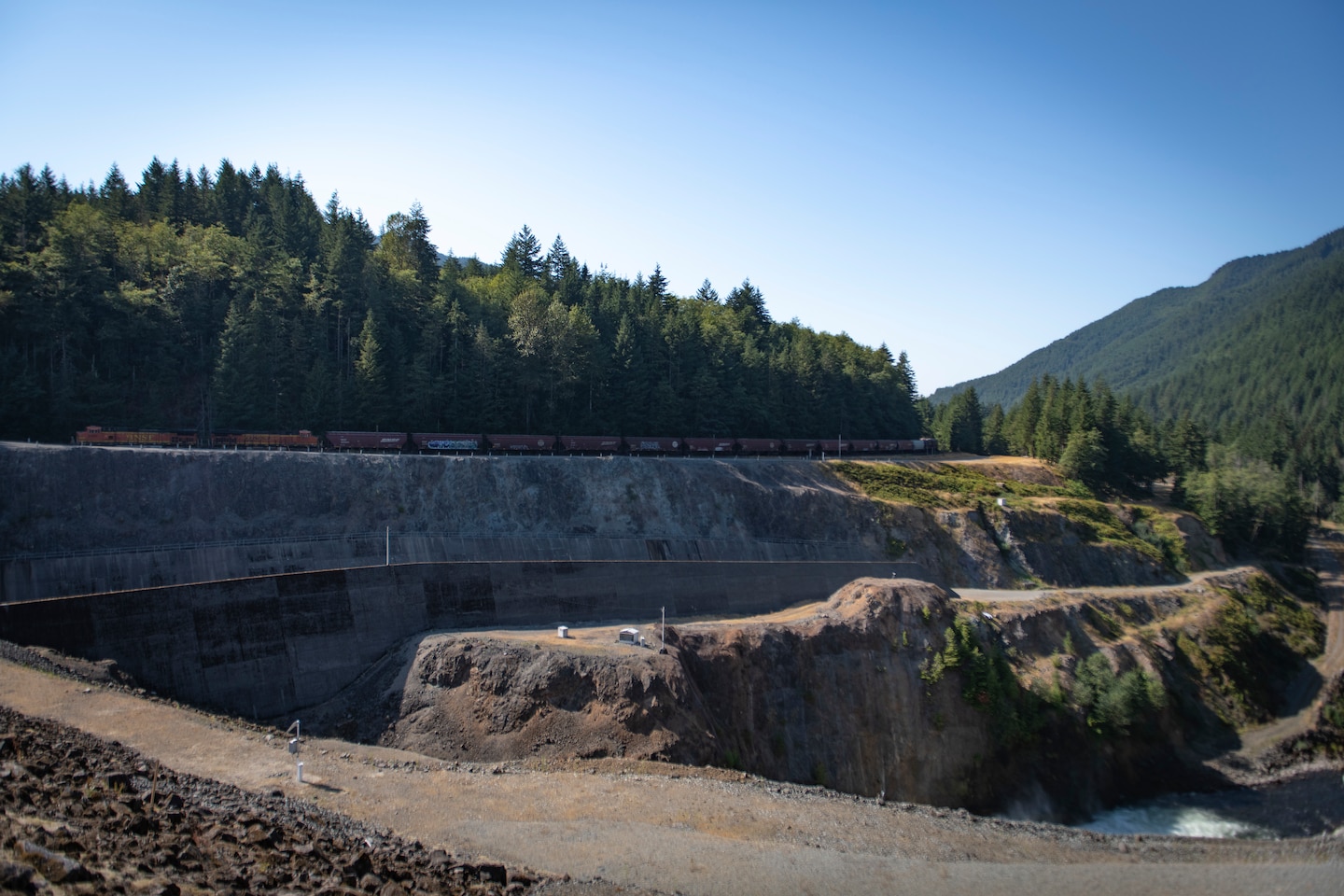 Howard A. Hanson Dam, King County, Washington. (U.S. Army photo by Stacy Smenos)