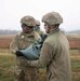 Soldier participates in an exercise