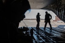 Airmen assigned to the 437th Airlift Wing taxi a C-17 Globemaster III