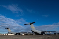 Airmen prepare to launch two C-17 Globemaster IIIs