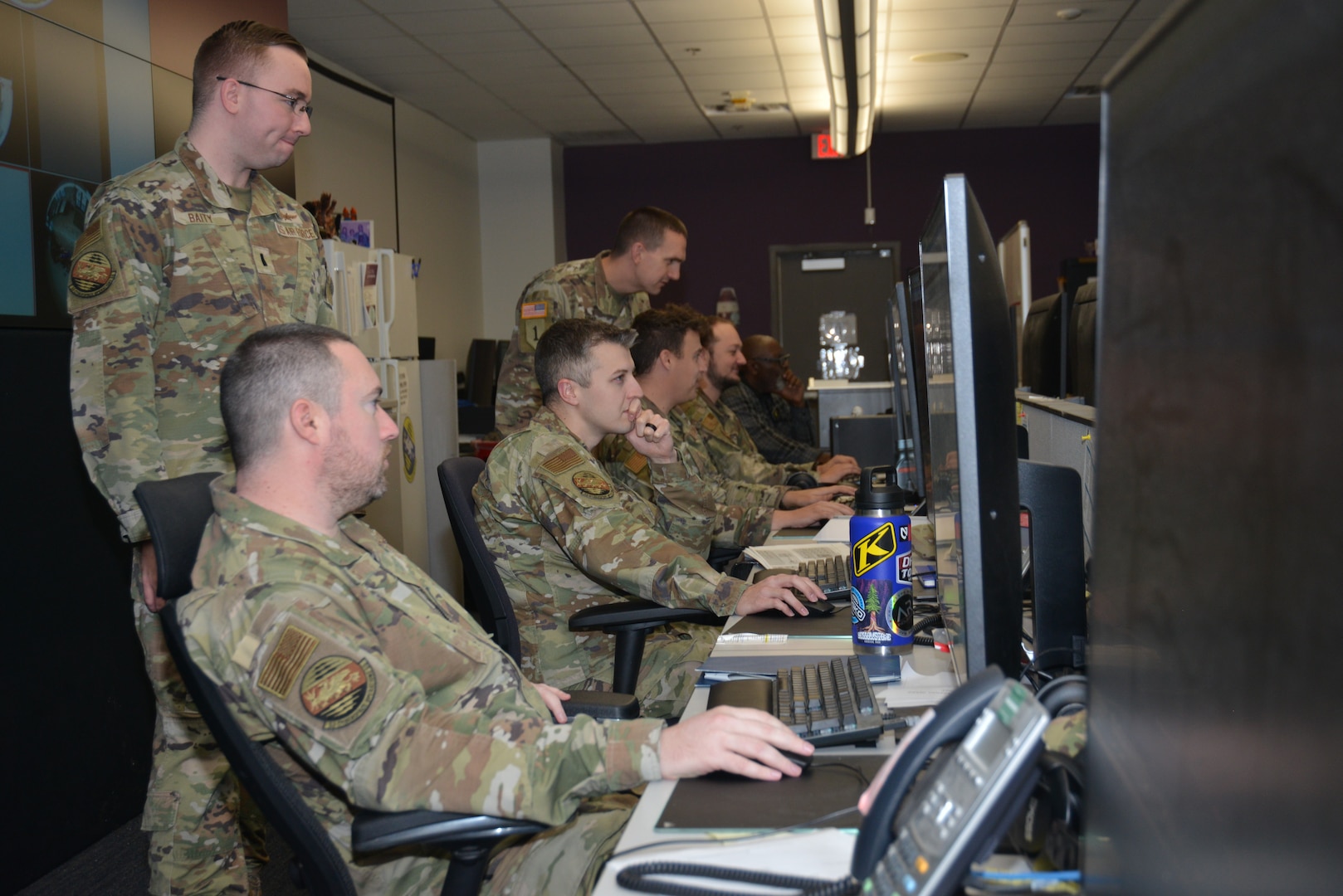 16th Air Force (Air Forces Cyber) Airmen prepare countermoves with NATO key allies and partners to share and integrate cyber security tactics, techniques, and procedures at the 2022 NATO Cyber Defense Exercise Nov. 28 through Dec. 2, 2022. 16th Air Force was the U.S. representative at the global exercise held in Tallinn, Estonia. (U.S. Air Force photo by Manuel Garcia)