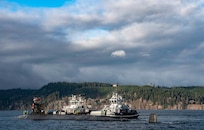 The Seawolf-class fast-attack submarine USS Seawolf (SSN 21) returns home to Naval Base Kitsap-Bangor, Washington, Dec. 14, 2022, following a seven-month deployment. Seawolf is the first of the Navy’s three Seawolf-class submarines, designed to be faster and quieter than its Los Angeles-class counterpart.