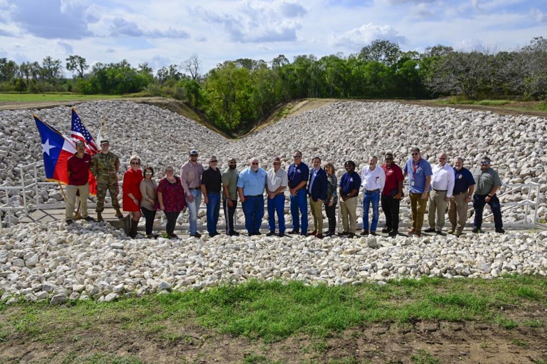 Corps of Engineers work to mitigate flood risk for Wharton, Texas