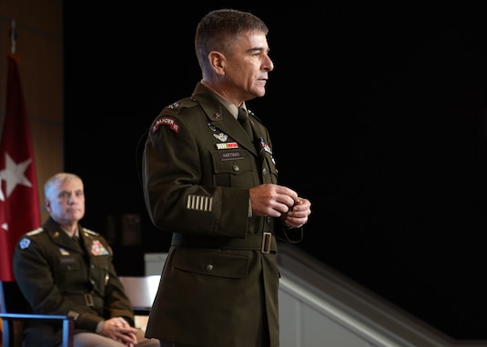 The Cyber National Mission Force officially became the Department of Defense’s newest subordinate unified command during a ceremony at U.S. Cyber Command Headquarters, Ft. George E. Meade, Maryland, Dec. 19, 2022