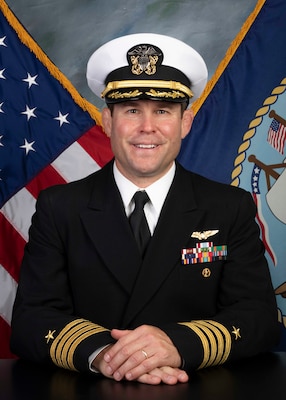 Official studio photo of Capt. Albert B. Head, Executive Officer, USS Bataan (LHD 5)