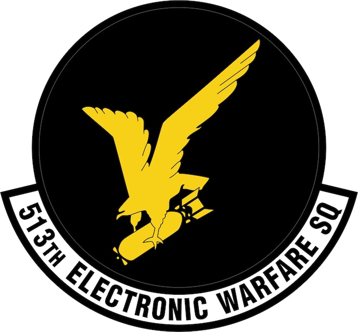 513th Electronic Warfare Squadron Emblem