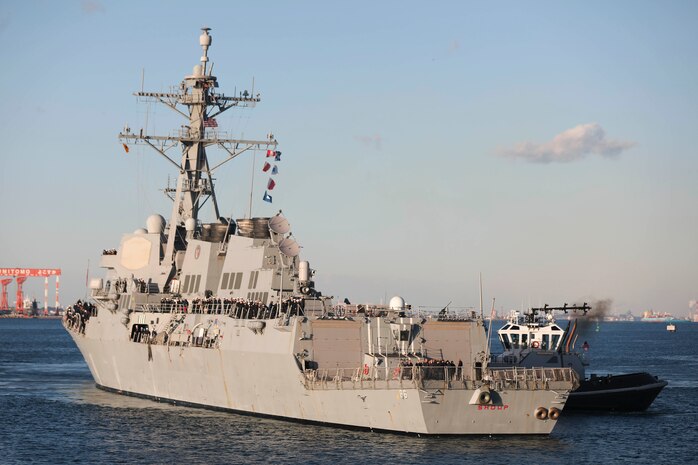 USS Shoup Joins Commander, Task Force 71 / DESRON 15