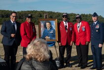 Weremony honored the legacy of Orville and Wilbur Wright, the U.S. Air Force’s 75th anniversary and Gen. Benjamin O. Davis Jr.’s induction to the First Flight Shrine.