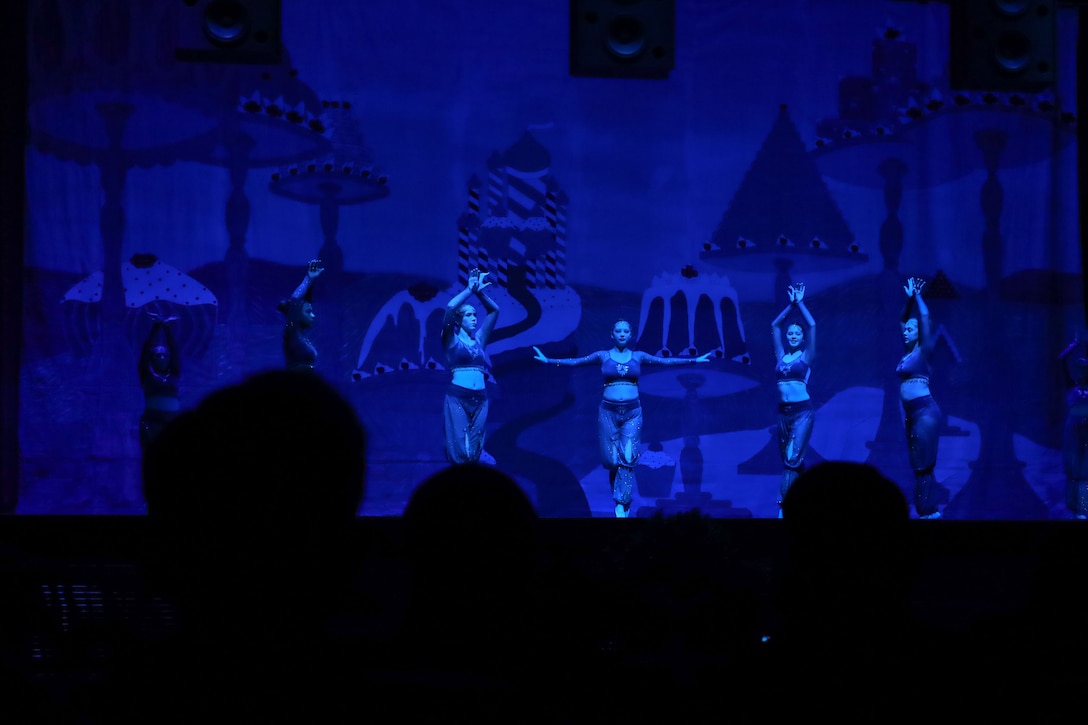 Dancers with Havelock Center of the Performing Arts perform The Nutcracker at the Two Rivers Theater on Marine Corps Air Station Cherry Point, North Carolina, Dec. 18, 2022.