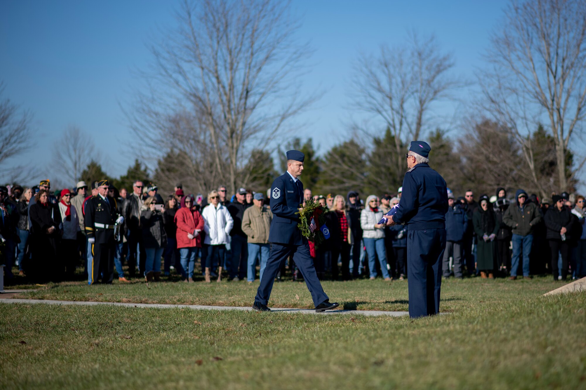 Team AFMAO lays Wreaths Across America