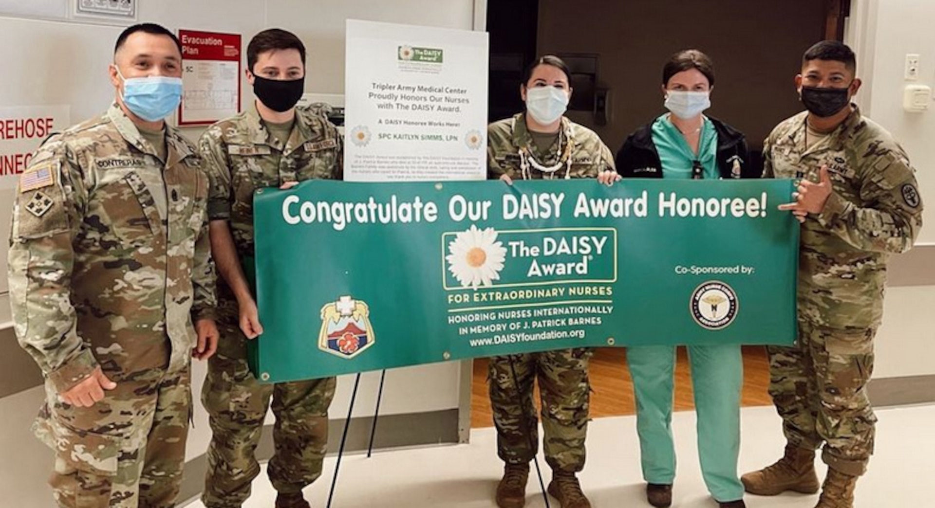 Congratulations to our newest DAISY Award recipient, LPN Spc. Kaitlyn Simms.