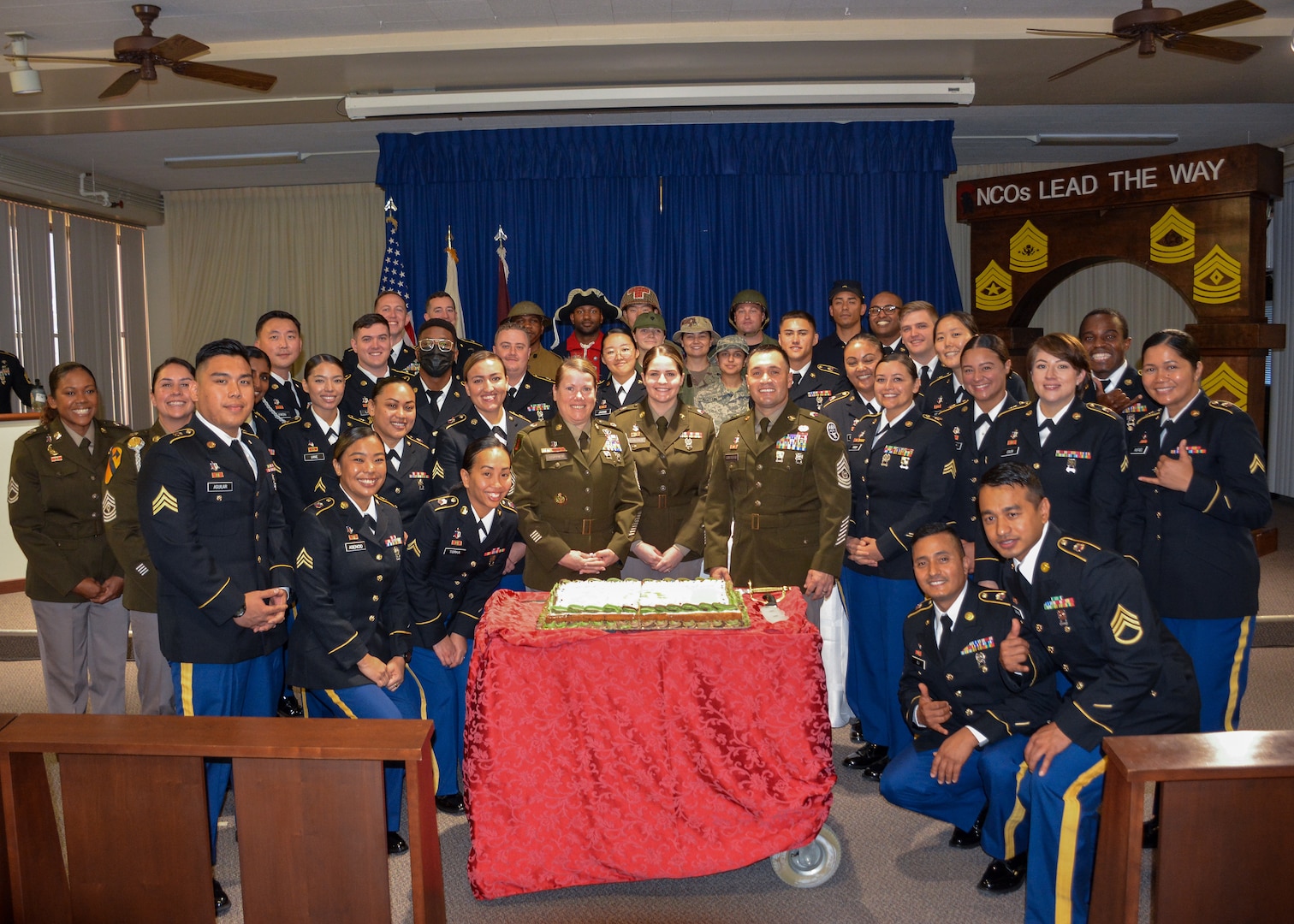 Twenty-six Soldiers from Tripler participated in a Noncommissioned Officer (NCO) induction ceremony at the TAMC Chapel. The ceremony is a time-honored tradition which welcoming newly promoted NCOs to the corps.