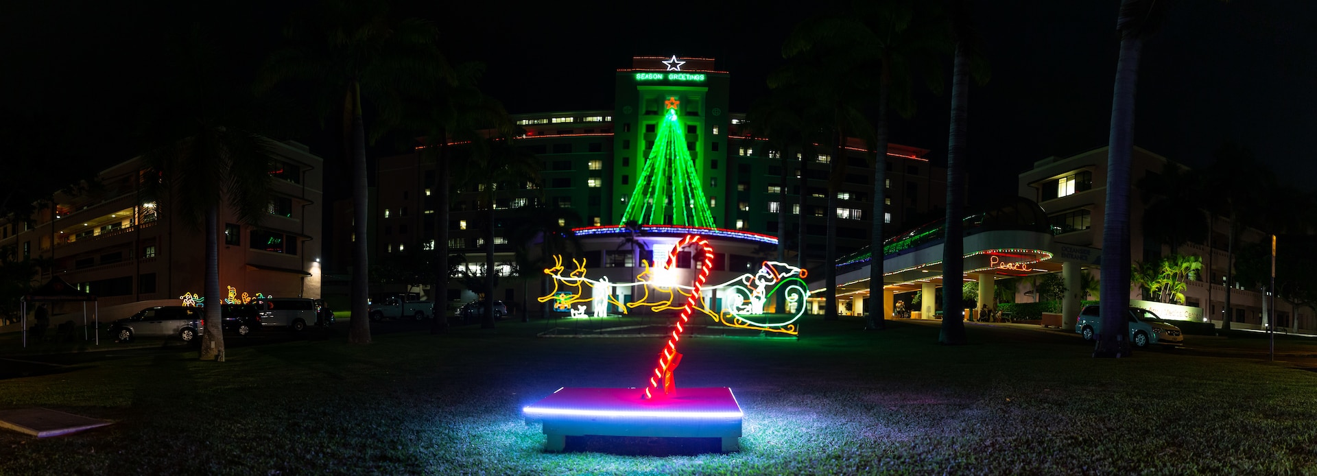 Tripler Army Medical Center keiki wonderland and holiday tree lighting ceremony