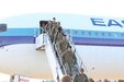 U.S. Soldiers with 1st Battalion, 109th Infantry Regiment, 2nd Infantry Brigade Combat Team, 28th Infantry Division arrive home to Pennsylvania in time for the holidays after serving a nine-month deployment to the Sinai Peninsula, Egypt in support of Multinational Force and Observers. The Soldiers arrived at Wilkes-Barre Scranton International Airport before reuniting with their loved ones at the Armed Forces Reserve Center in Scranton.