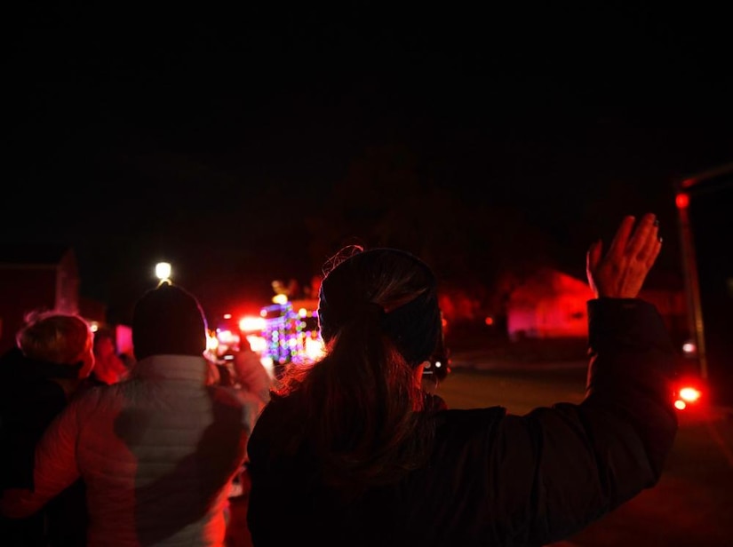 Joint Base Andrews holds their annual Holiday parade, Dec. 20, 2022, at Joint Base Andrews, Md.