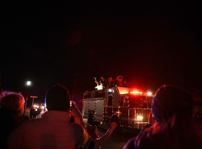 Joint Base Andrews holds their annual Holiday parade, Dec. 20, 2022, at Joint Base Andrews, Md.