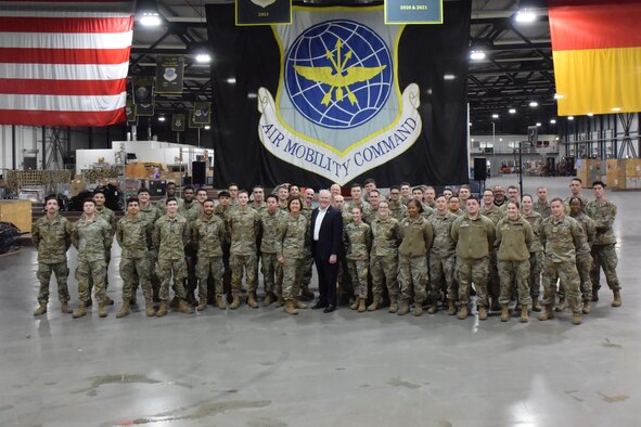 SecAF, CSAF, CMSAF visit Airmen standing the watch