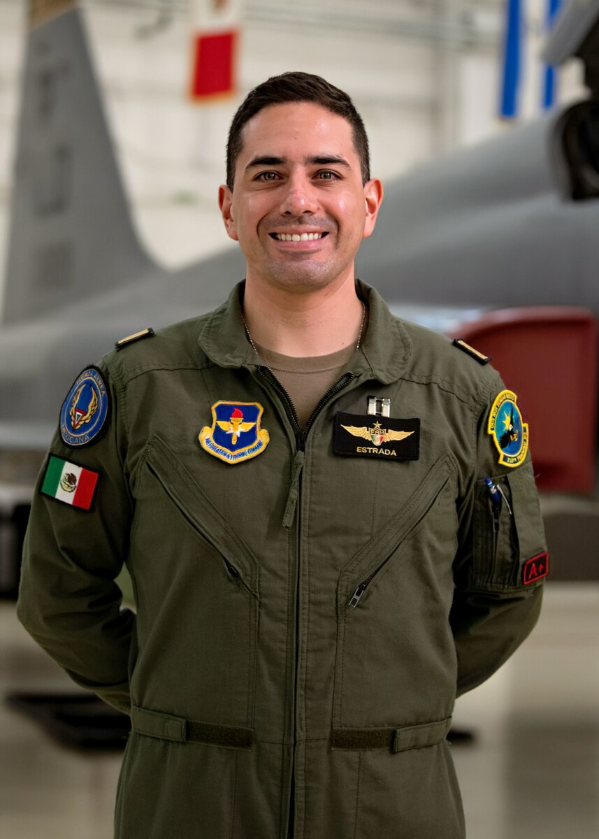 Capt. Zacarias Estrada-Vega is from Pachuca, Mexico, is currently a partner nation guest instructor for the IAAFA pilot instrument procedures course. His team uses flight simulators to teach pilots from various Latin American air forces advanced navigation procedures as well as the rules, regulations and best practices of the U.S. Air Force. (U.S. Air Force Photo by Staff Sgt. Janiqua P. Robinson)