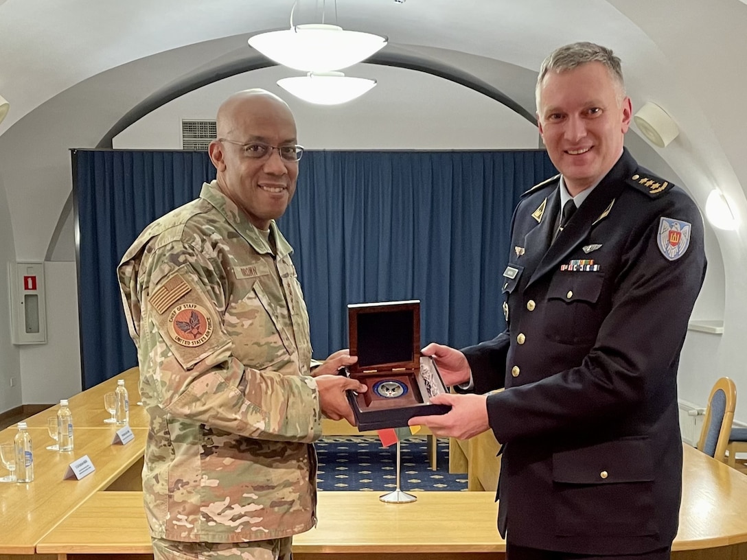 CSAF Visits Lithuania