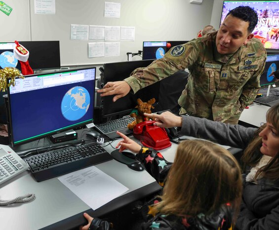 The 7th Space Warning Squadron tracked Santa Claus around the globe on Dec. 24, 2022 at Beale Air Force Base, Calif.
