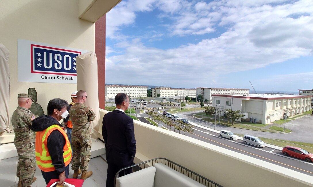 Brig. Gen. Kirk Gibbs, Commanding General of Pacific Ocean Division, U.S. Army Corps of Engineers, is in our Okinawa Area Office's area of operations. He, along with Command Sgt. Maj. Douglas Galick, Command Sergeant Major of POD, as well as Mr. Jose Sanchez, POD's Director of Regional Business are getting a first-hand look at all of the work Japan Engineer District is up to on the island.