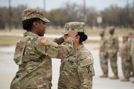 143d Sustainment Command (Expeditionary) promotion ceremony