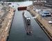 Portsmouth Naval Shipyard, Kittery, ME:  Jun 22, 2021:  USS Virginia (SSN 774) successfully exits dry dock at the shipyard.  Virginia is at the shipyard for a scheduled maintenance period.  (U.S. Navy photo by Jim Cleveland/Released)