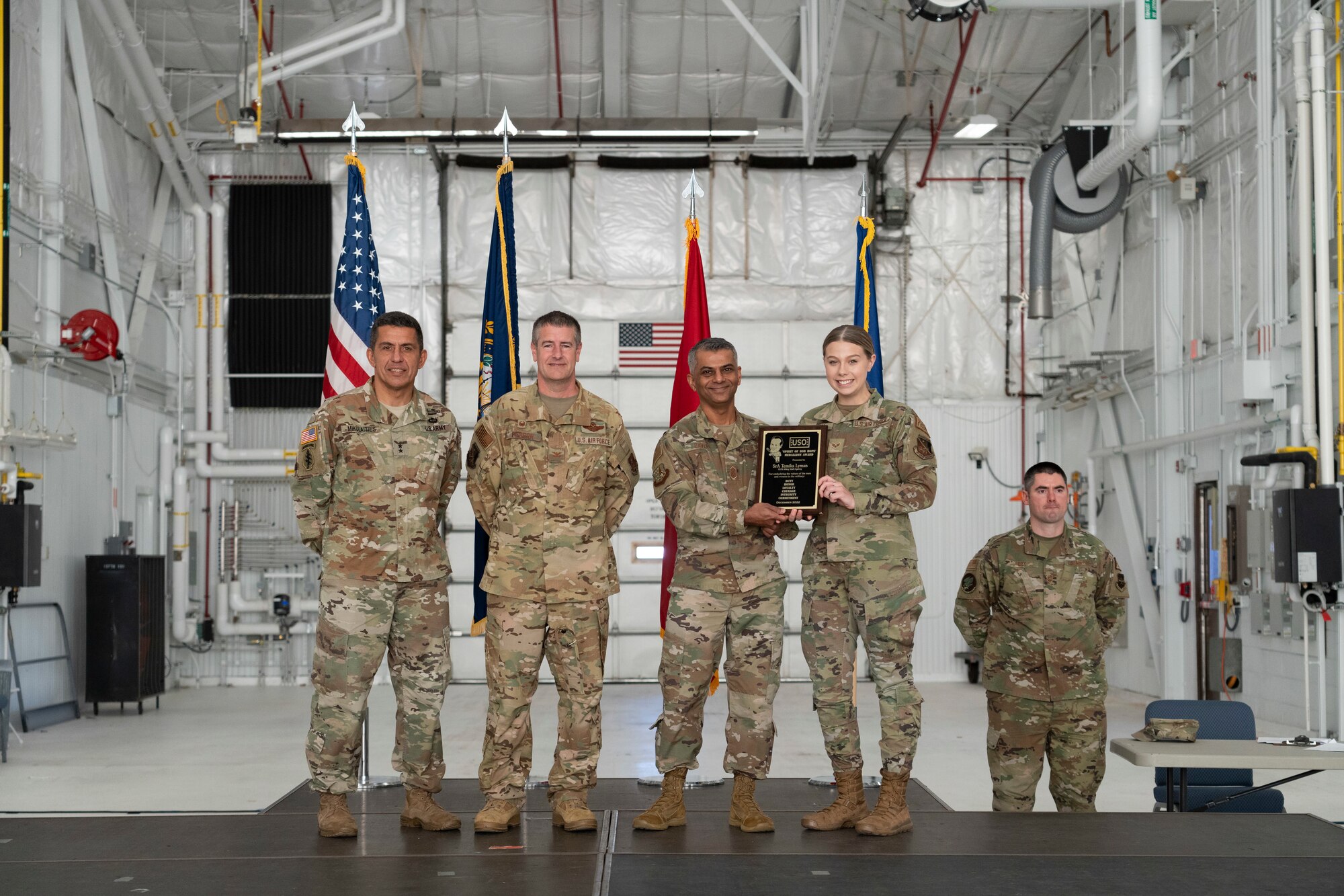 Senior Airman Lyman wins the 2022 Bob Hope award.