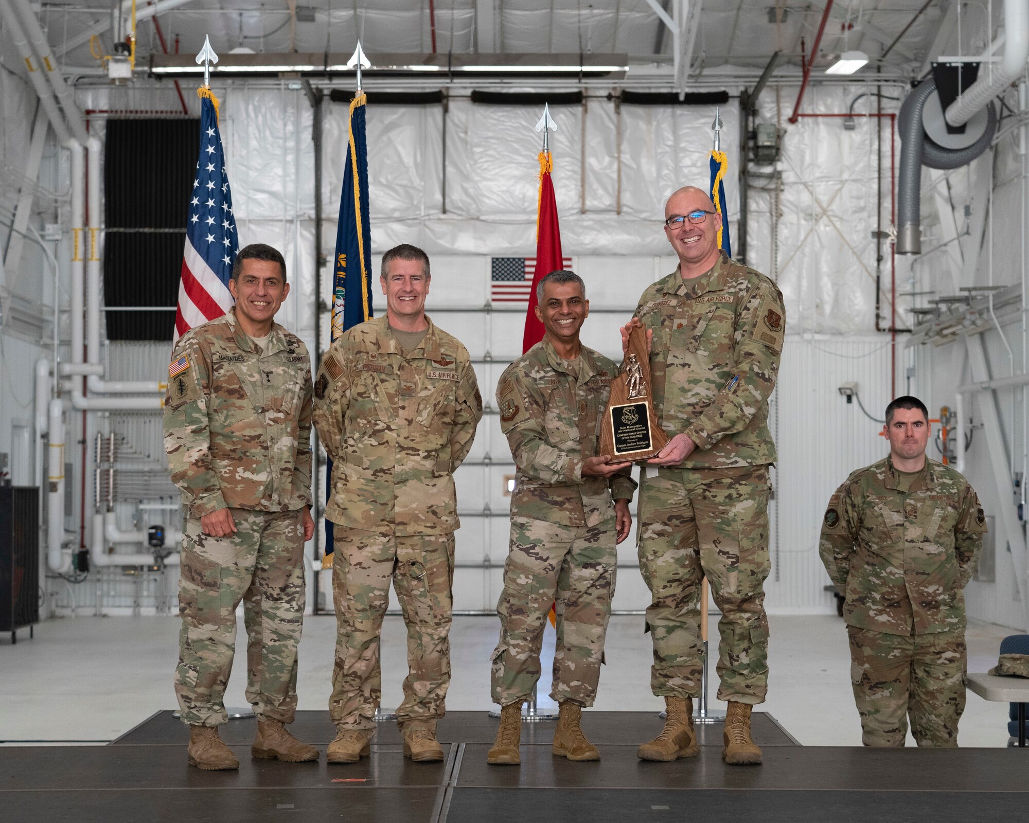 Maj. Rodriguez receives CGO of the year award