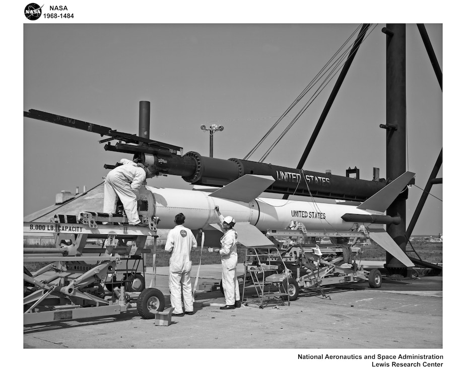 1966 WASP LAUNCH AT WALLOP ISLAND VIRGINIA