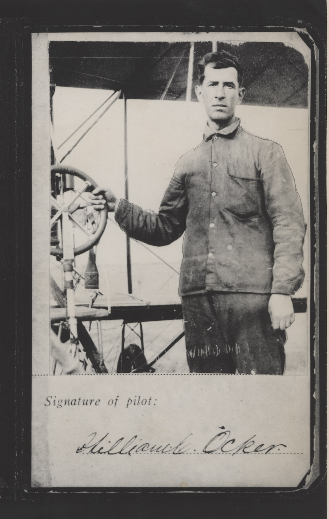 Sgt. William Ocker was captivated by flight after witnessing early tests by the Wright brothers and became a highly proficient aircraft mechanic and the Army’s third enlisted pilot.