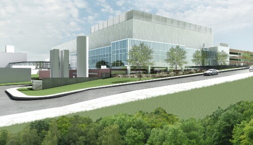Artist rendering of new MIT lab construction