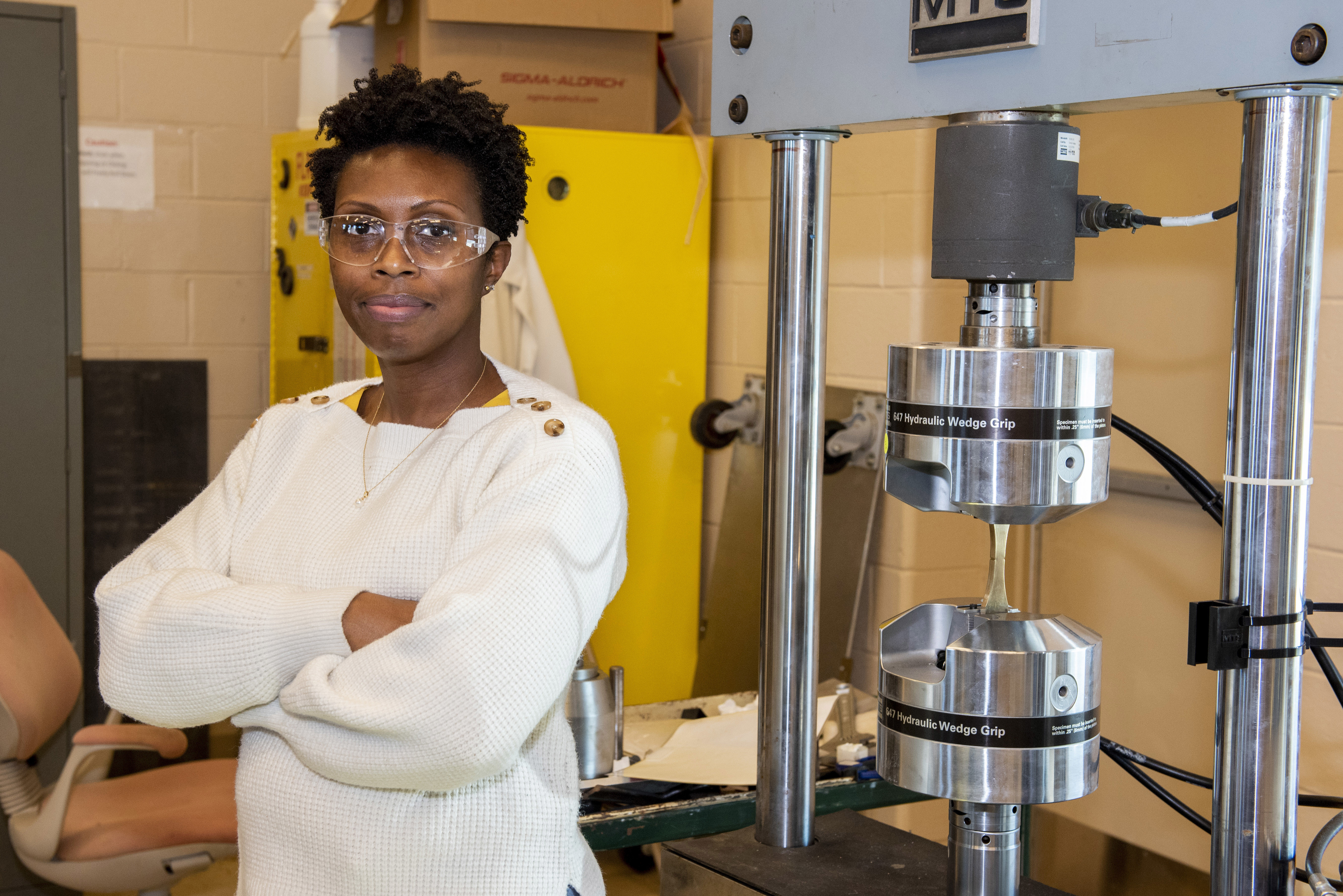 Brandice Weathers, materials research engineer