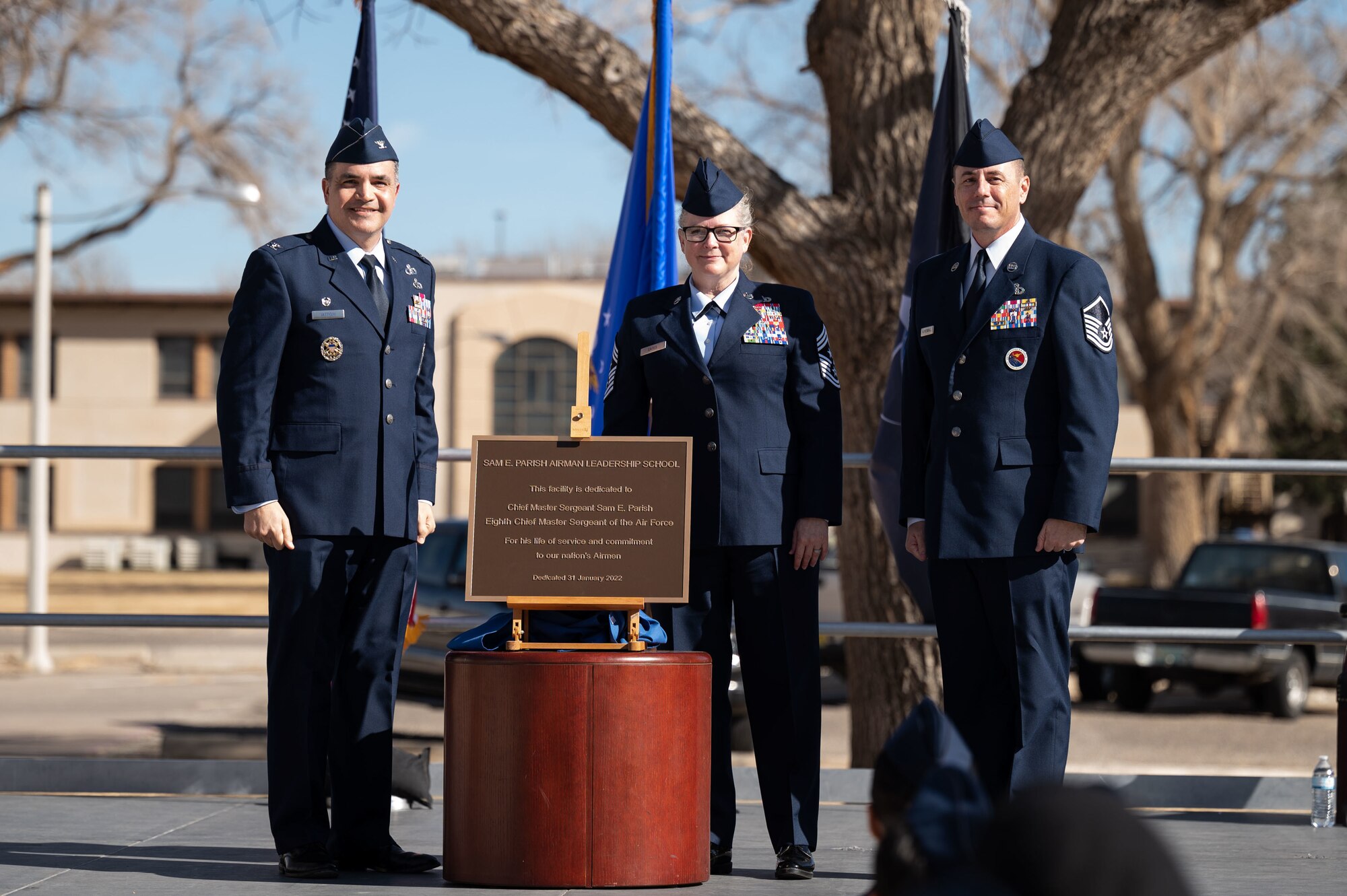 ALS dedication ceremony.
