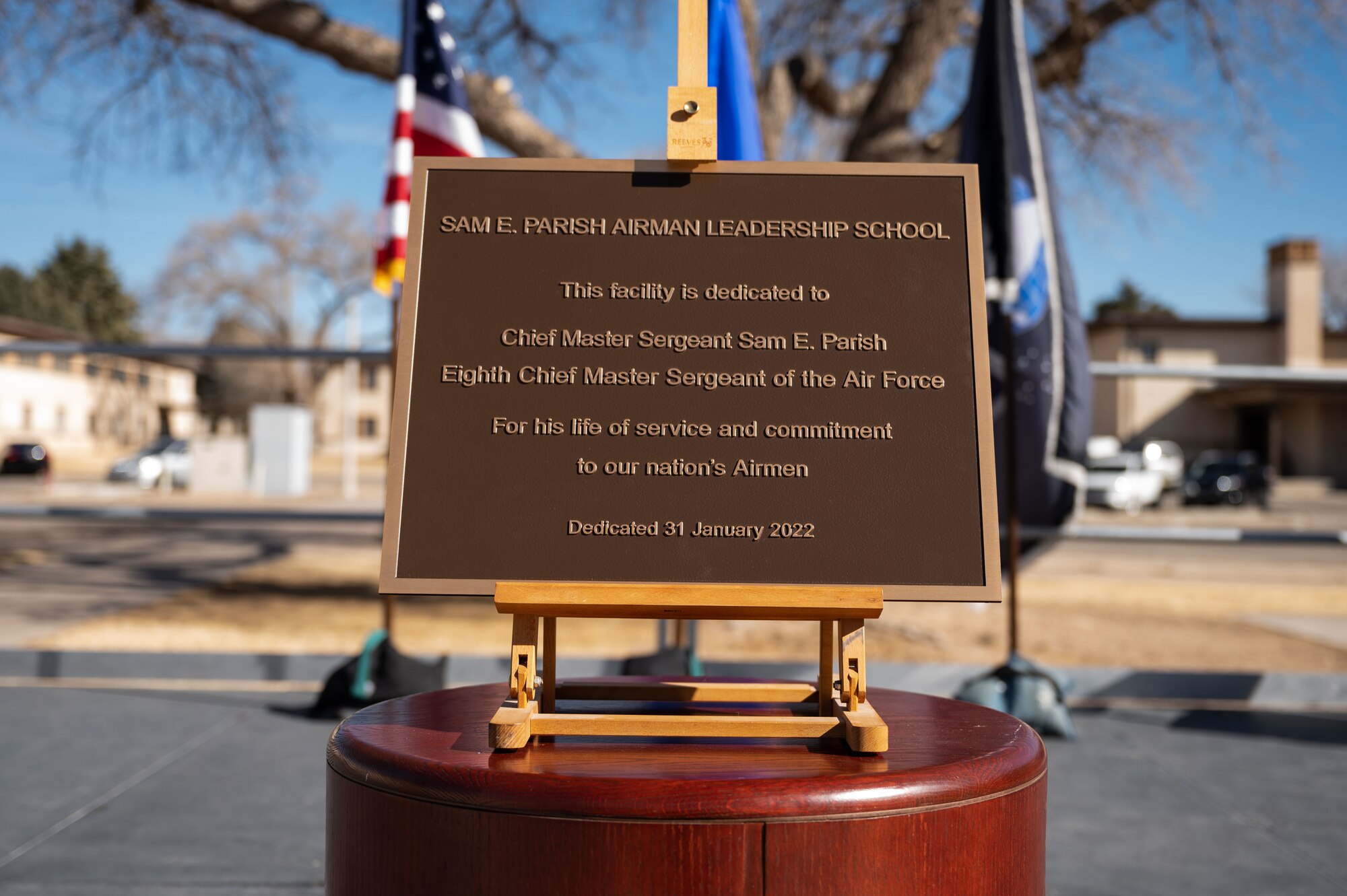 ALS dedication ceremony.