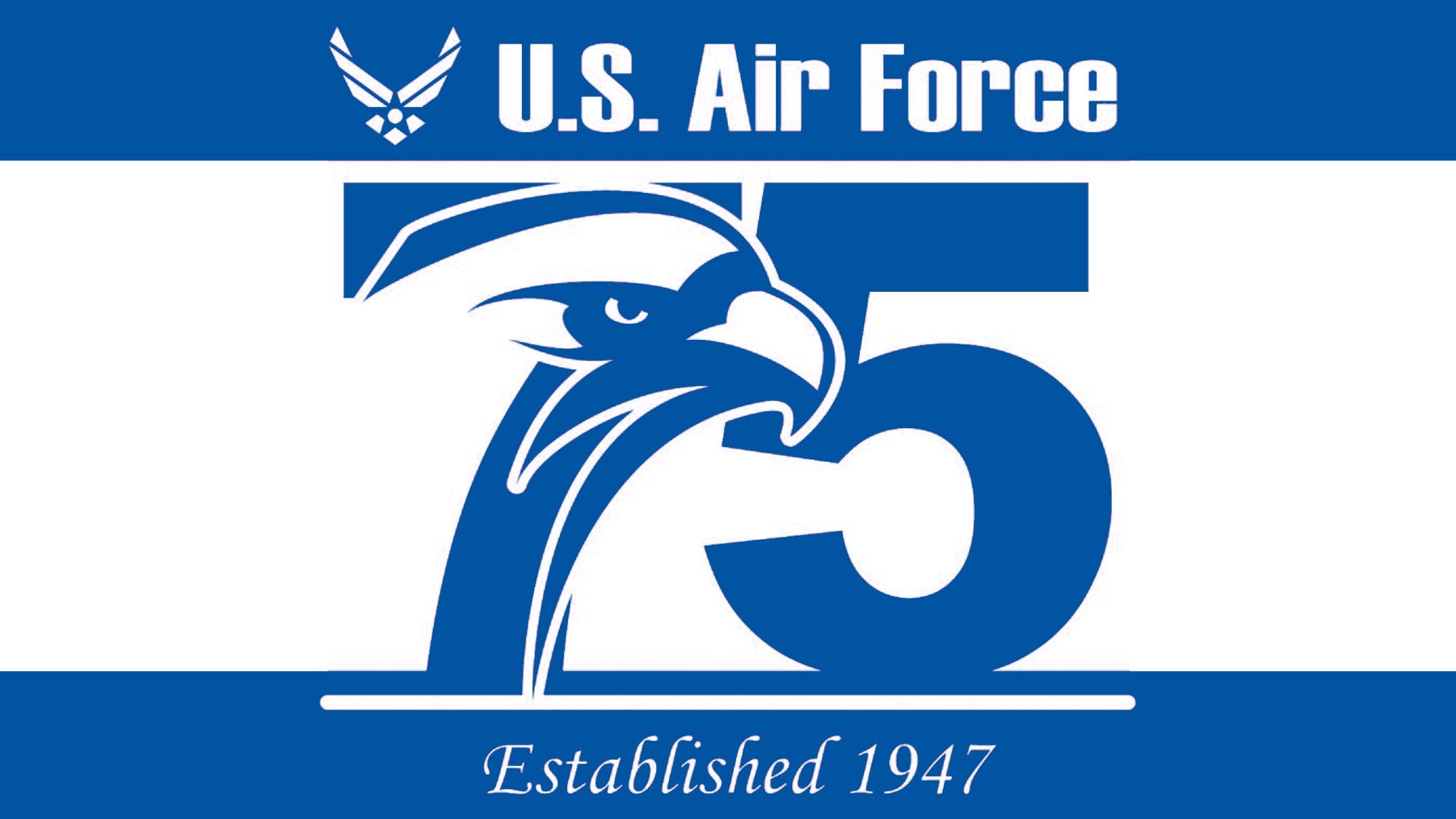 Graphic showcasing the 75th anniversary of the United States Air Force. (Courtesy Asset)