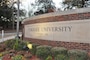 A Tuskegee University campus entry sign, in Tuskegee, Ala. Air Force Global Strike Command announced the establishment of Project Tuskegee as a partnership where Air Force Reserve Officer Training Corps cadets from the university are exposed to the opportunities available as an AFGSC “Striker.” 
(Air Force Courtesy Photo)