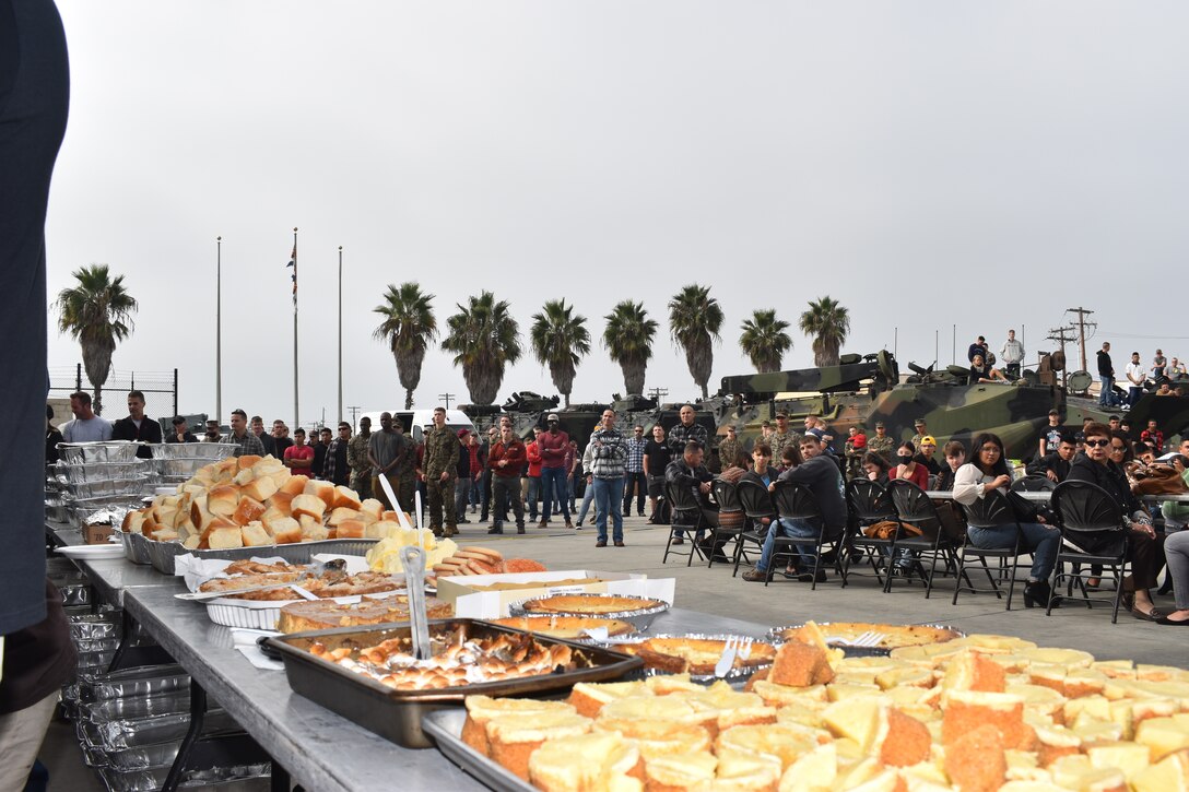 U.S. Marine Corps Assault Amphibian School celebrates its 5th Annual Thanksgiving Day and Service event.