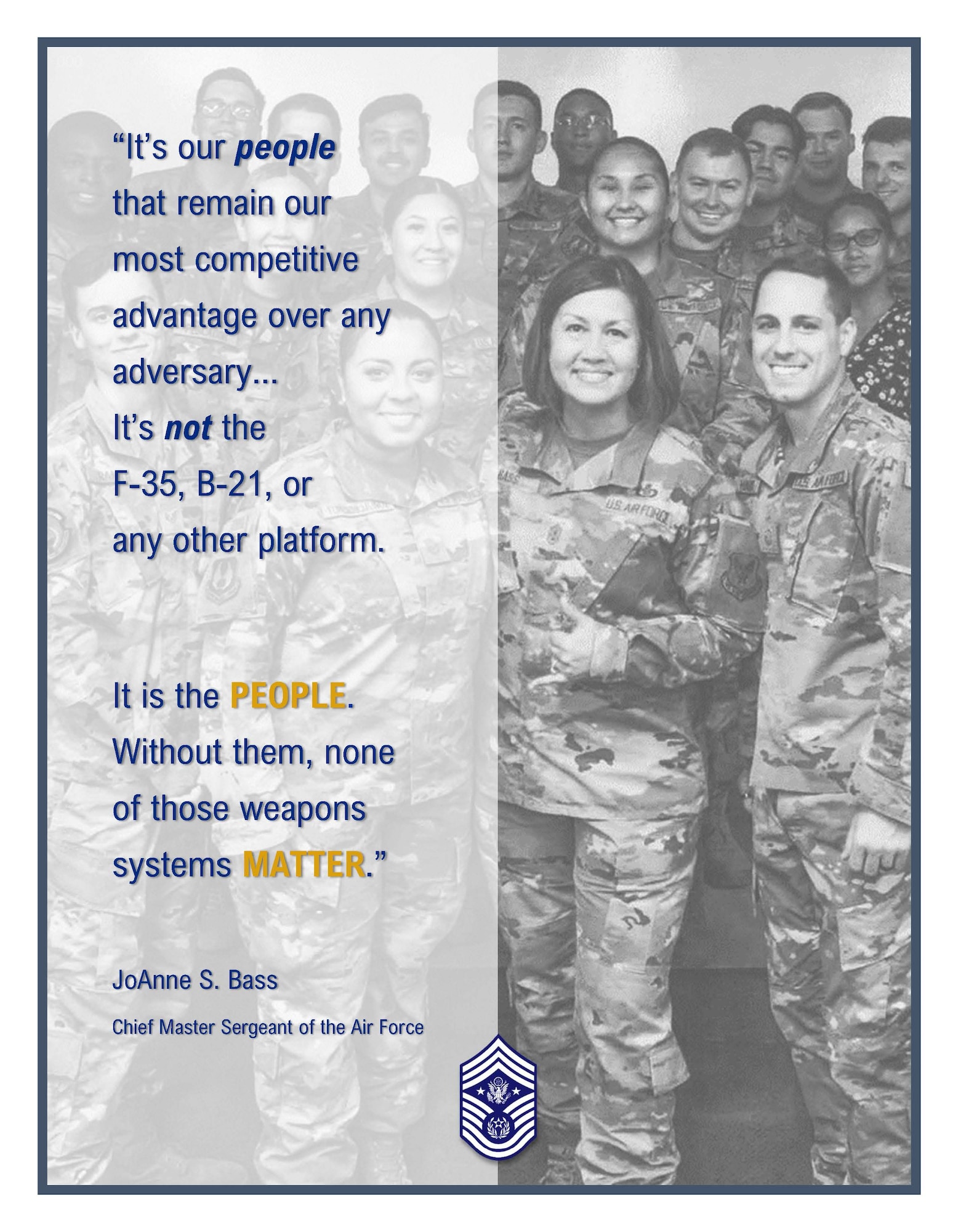 Air Force Chief of Staff Gen. CQ Brown Jr. and Chief Master Sgt. of the Air Force JoAnne S. Bass released the Enlisted Force Development Action Plan 2022-2023 earlier this year. (Courtesy graphic)