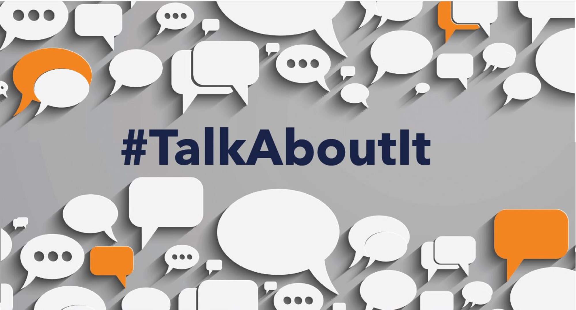 Teen dating violence prevention and awareness month graphic for 2022 theme, Talk About It.